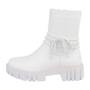 Weiße Gummistiefeletten für den Winter image