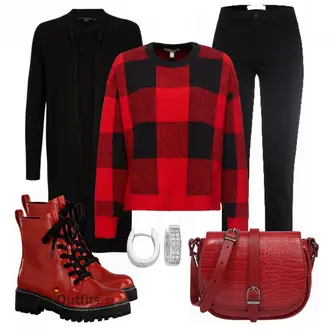 Outfit mit Rot edc "Perfekt für die Freizeit"