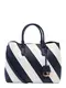 Lauren Ralph Lauren Handtasche MARCY-SATCHEL-LARGE navy / weiß