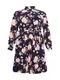 ABOUT YOU Curvy Kleid 'Alexis' dunkelblau / mischfarben