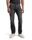 G-STAR RAW Herren Mosa Straight Jeans, Schwarz (Worn in Black Moon D23692-B479-G108), 32W / 34L