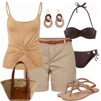 Outfit mit Blau Bademode Lascana "Perfekt für den Sommer"