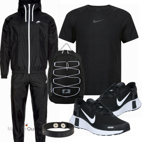 Blau Rucksack Nike Sportswear kombinieren