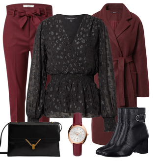 Schicke Outfits mit Rot Hose Große Größe Guido Maria Kretschmer Collection "Schickes Business Outfit"