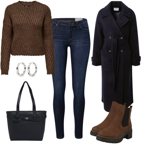 Rot Stiefelette/Chelsea Boot JANA kombinieren