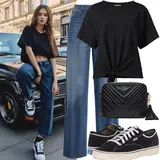 90er Jahre Outfits mit Schlaghosen image