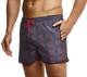 Leif Nelson Herren Sommer Badeshorts mit Taschen Männer Badehose Schwimmshorts Herren Schwimmhose-Beachshorts Jungen Strand Shorts Kurze Hosen Cargo Bermuda Chino LN92500 Blau Medium