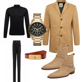 Outfit mit Weiß Uhr Armani Exchange "Freizeit Outfit"