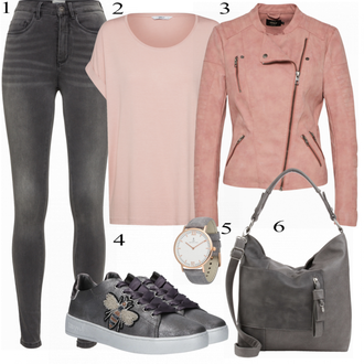 Outfit s Šedá Teniska Bugatti "Fajn"