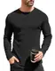COOFANDY Herren Pullover Strickpullover mit Rundhals Slim Fit Casual Leicht Winterpullover Basic Männer Feinstrick Pullover Pulli