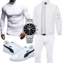Kleidung Grau Puma Sneaker kombinieren image