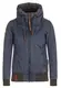 naketano Jacket Wonderwaffel Nein Nein Nein dunkelblau