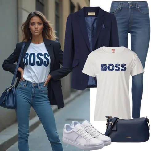Kombinirajte Plava/TamnoPlava Kožna Jakna/Kožne jakne/Traperice s Rupom/Traperice s Prorezom/Push-up Traperice/Čizma do Gležnja levi's ®, Plava/TamnoPlava Torba preko ramena/Torba za rame/Mala Torbica/Torbica Tommy Hilfiger