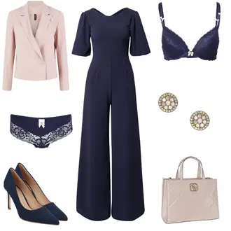 Elegante Outfits mit Schwarz High Heel Dorothy Perkins, Schwarz Jumpsuit Wal g. "Eleganter Businesslook"