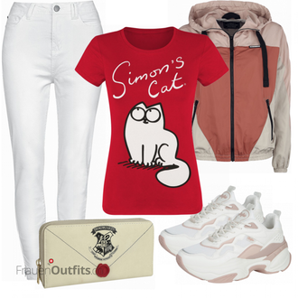 Outfit mit Braun Khujo "Outfit für die Freizeit"
