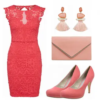 Outfit mit Rot lipsy "Coraline"