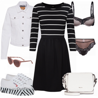 Outfit mit Sneaker Superga "Freizeit Outfit"
