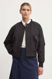 Bomber jakna A.P.C. blouson haley enska, rna barva, PSAIY.F02843