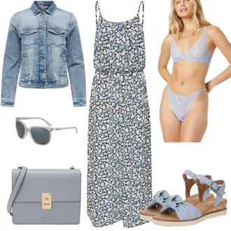 Party Outfits Silvester mit Sonnenbrille Ray-Ban "Outfit für den Sommer"Look: Silvester