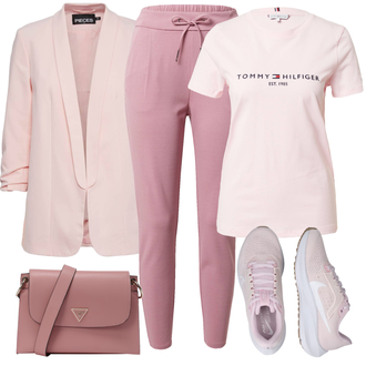 Outfit mit Rosa gesundheitsschuh/Sneaker Low/Sommer Sneaker Nike "Lässiger Freizeit Look"