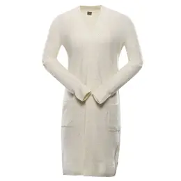 Long women's sweater HOXA cream
