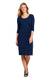 Jerseykleid mit Knoten-Detail, Damen, Größe: XS Normal, Blau, by Lands'''' End, Tiefsee