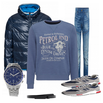 Outfit mit Weiß North Sails "Espirt"