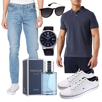 Stil Outfits Esthetische mit Schwarz Marc O'Polo "Casual Business Outfit"Look: Feine, Esthetische, Schön