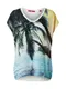 s.Oliver T-Shirt hellblau / gelb / creme / grün