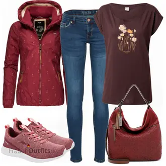 Schicke Outfits Coole mit Blau/Hellblau/Dunkelblau Lederjacke/Low Rise Jean/Push up Jeans/Schlupfjeans/Slim Fit Jeans/Low Waist Jean/Leder Schuhe Noisy may "Schickes Herbst Outfit"Look: Uni, Casual, Coole, Disco, Moderne, Old Money, Nahtlos, Schlichte