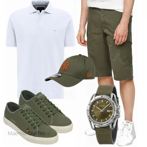 Blau/Weiß Poloshirt Fynch-Hatton kombinieren