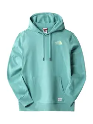 THE NORTH FACE Sweatshirt ''''REGRIND'''' smaragd / hellgrün / weiß