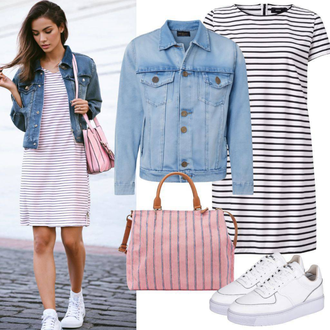 Outfity pro léto s Bílá/Béžová Teniska na platformě Puma "Jarní outfit"