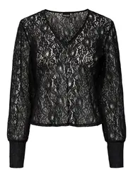 PIECES Bluse ''''BELLA'''' schwarz