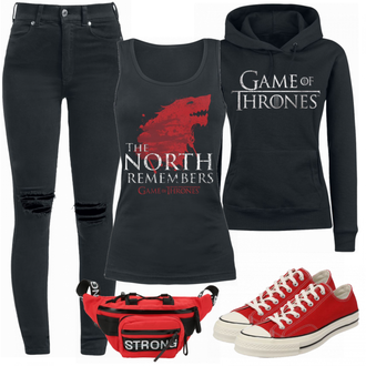 Outfit mit Blau Top Game of Thrones "Game of Thrones"
