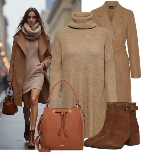 Braun/Dunkelbraun Flache Stiefelette/SommerStiefelette/Gefütterte Stiefelette/Vintage Stiefelette/Leder Stiefelette/Winter Stiefelette About You kombinieren mit Braun/Khaki/Grau/Beige Strick Große/Kaschmir-Strickjacke/Lange Strickjacken/Rundhals-Strickjacke/Stehkragen-Strickjacke/Winter Strickjacke/Wolle Strickjacke/Wickelstrickjacke/Longpullover/Tunika Only