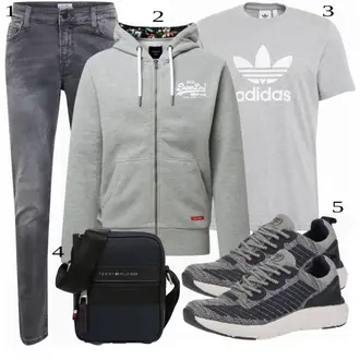 outfit mit Siva/Modra Superga Tom Tailor "A"