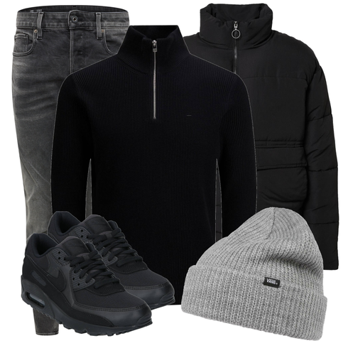 Grau Accessoire Hut Vans kombinieren
