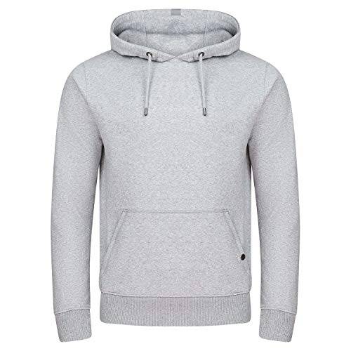 riverso Herren Kapuzenpullover RIVTheo Hoodie Sweatshirt Pullover Kapuze Kängurutaschen Regular Fit Einfarbig Baumwolle Grau Braun Grün Rot Blau Schwarz S M L XL 2XL 3XL 4XL 5XL