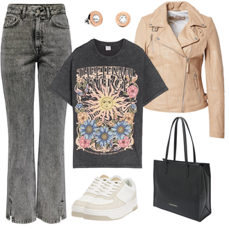 Outfit mit Sneaker Low Pull&Bear "Sun Freizeitlook"