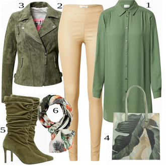 Outfit s Zeleno Яке Freaky Nation "Стилен тоалет"
