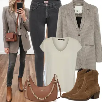Modisches Frühlingsoutfit 