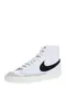 Nike Sportswear Kotníkové tenisky 'Blazer Mid 77 Vintage'  černá / bílá