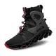 Hello MrLin Herren Laufschuhe Slip On Athletic Schuhe Blade Socken Sneaker Hip Hop Tennis Mode, Schwarz, 43 EU