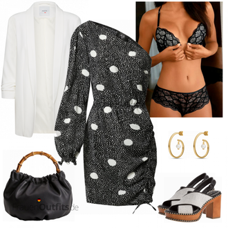 Outfit mit Blau AX Paris "Femininer Freizeitlook"