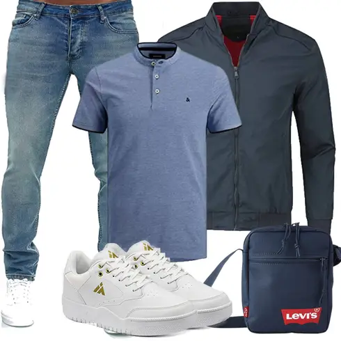 DunkelBlau/Blau/HellBlau Schlupfjacke/Sportjacke/Kunstfaserjacke/Funktionsjacke/Innenfutter Jacke/Frühlingsjacke/Sommerjacke/Bomberjacke/Uniformjacke/Nylonjacke YOUTHUP kombinieren