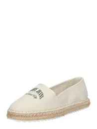 Espadrilky 'VARSITY' béžová / marine modrá