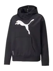 PUMA Sportsweatshirt schwarz / weiß