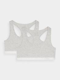 Women's Cotton Everyday Bra (2 Pack) - Grey