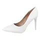 Elara Damen Pumps Spitz High Heels Stiletto Chunkyrayan C-12 White-38